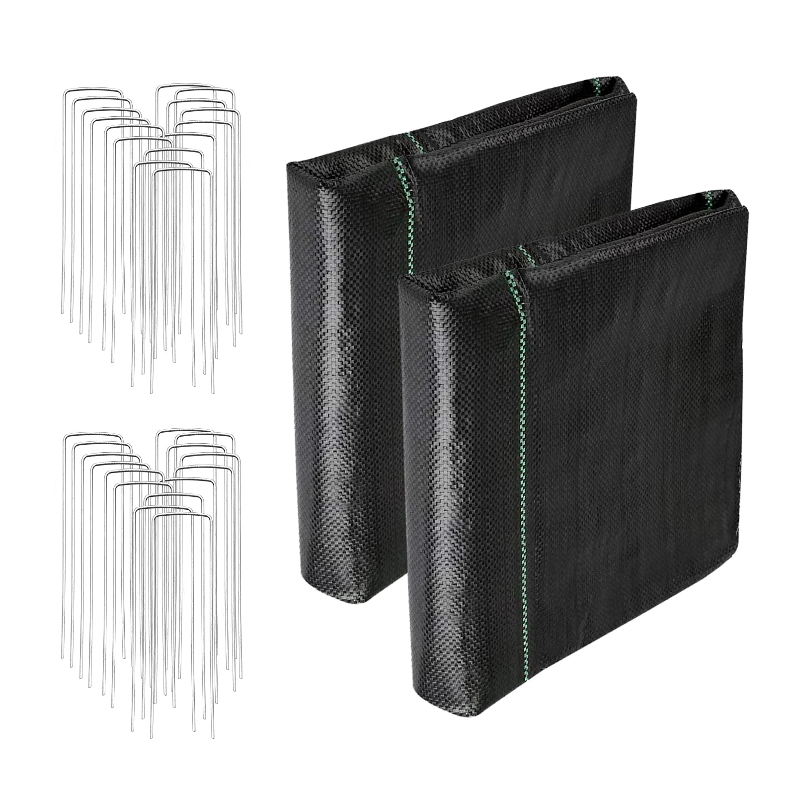 LGJIAOJIAO weed barrier fabric 4x100ft provides durable garden weed control.