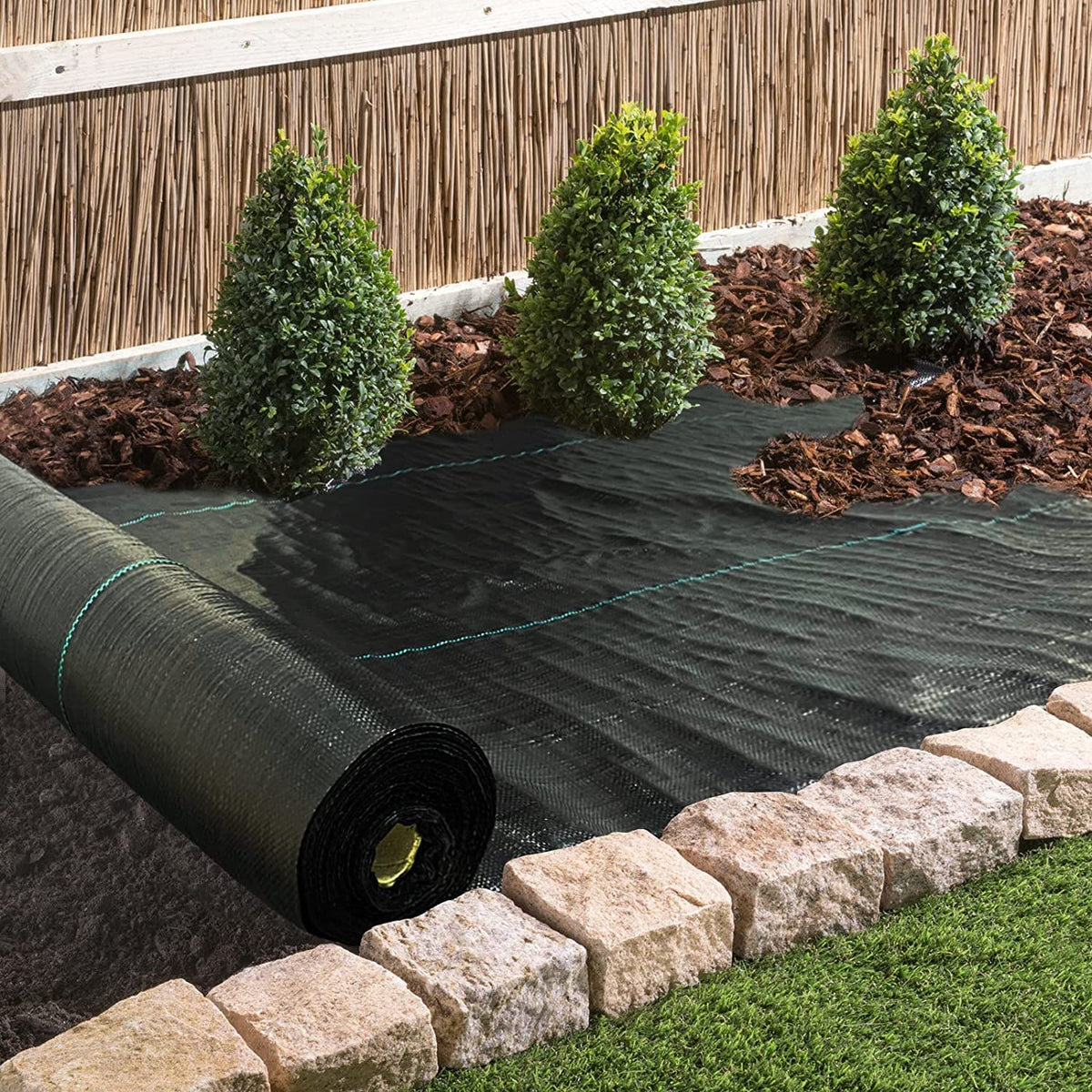LGJIAOJIAO weed fabric 4ft x 300ft for durable garden weed control.