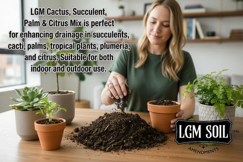 LGM soil with kelp meal delivering natural micronutrients for vigorous growth