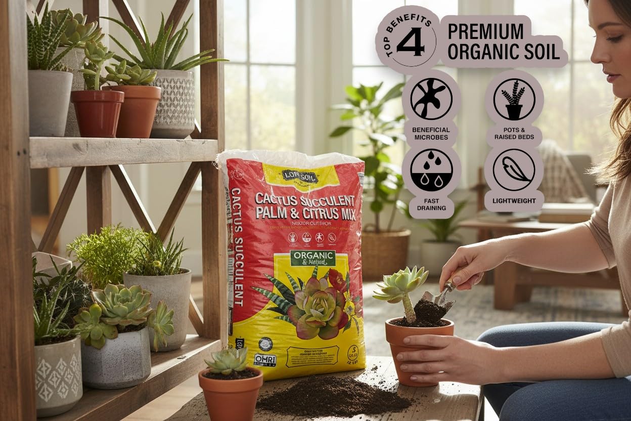 LGM soil with perlite for airy drainage and healthier root growth