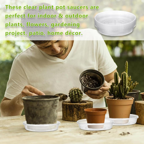 LHatrance indoor-outdoor plant saucer suitable for home and patio use