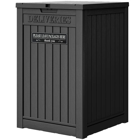 LHBGO delivery box outdoors with spacious interior for multiple packages.