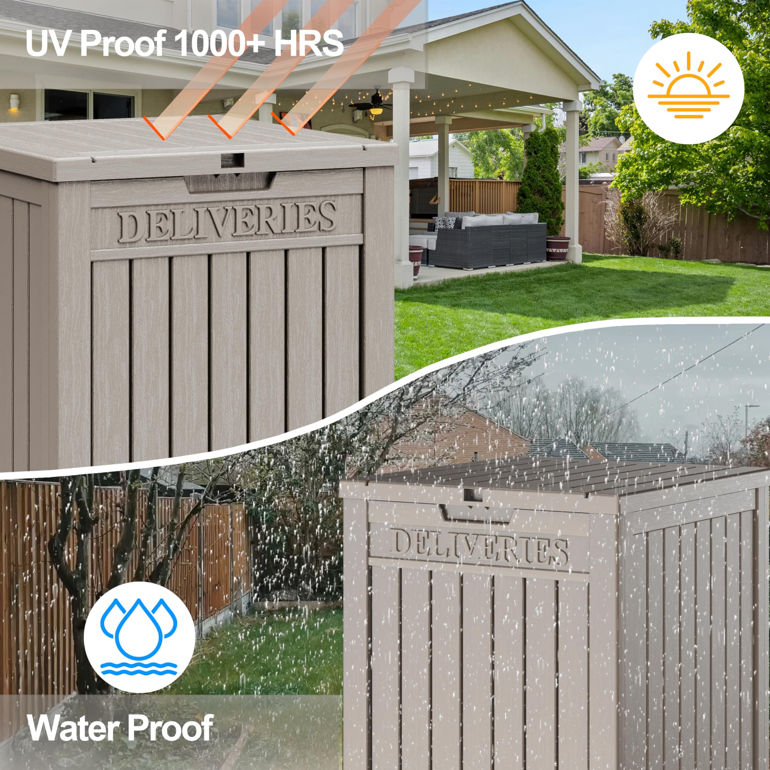 LHBGO versatile-use box for outdoor storage and organization.