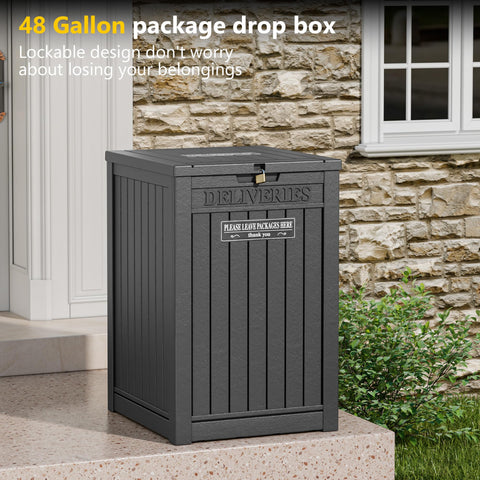 LHBGO multi-use storage for packages, tools, and outdoor gear.