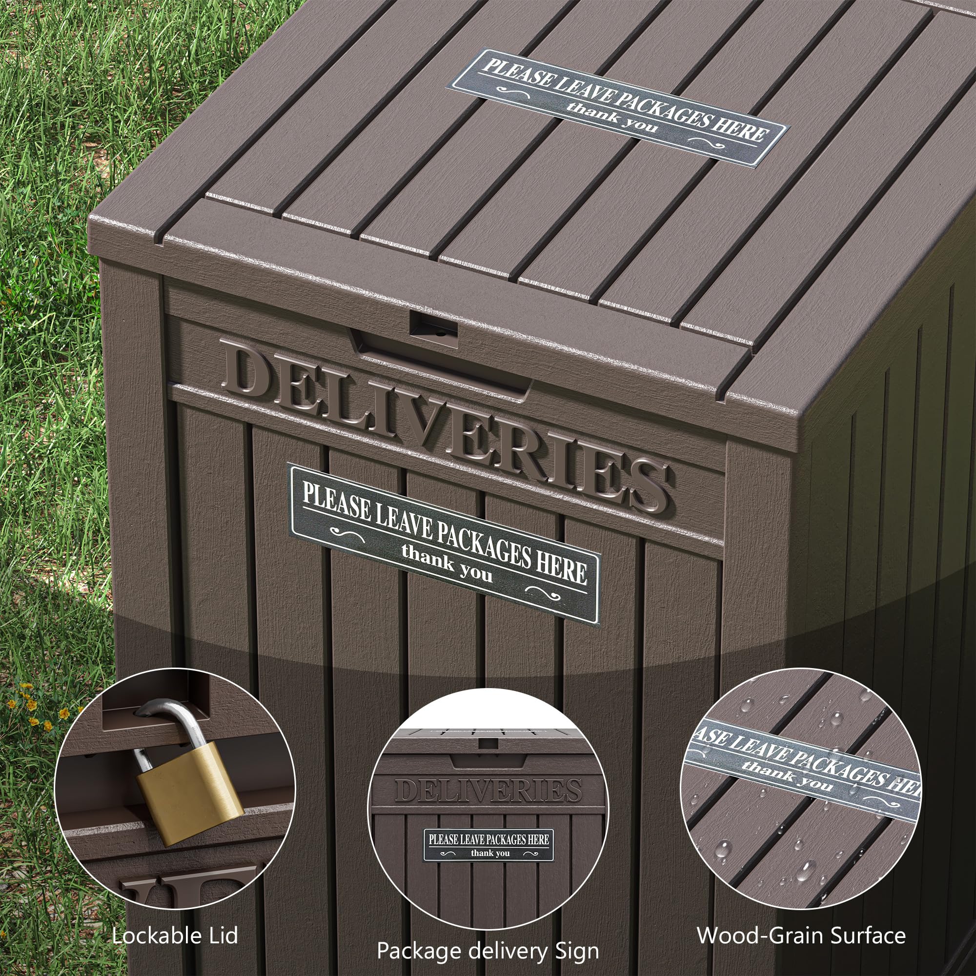LHBGO versatile storage for packages and tools around the home.