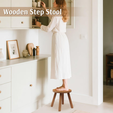 lhmooquan easy-assembly stool, no tools required for quick setup.