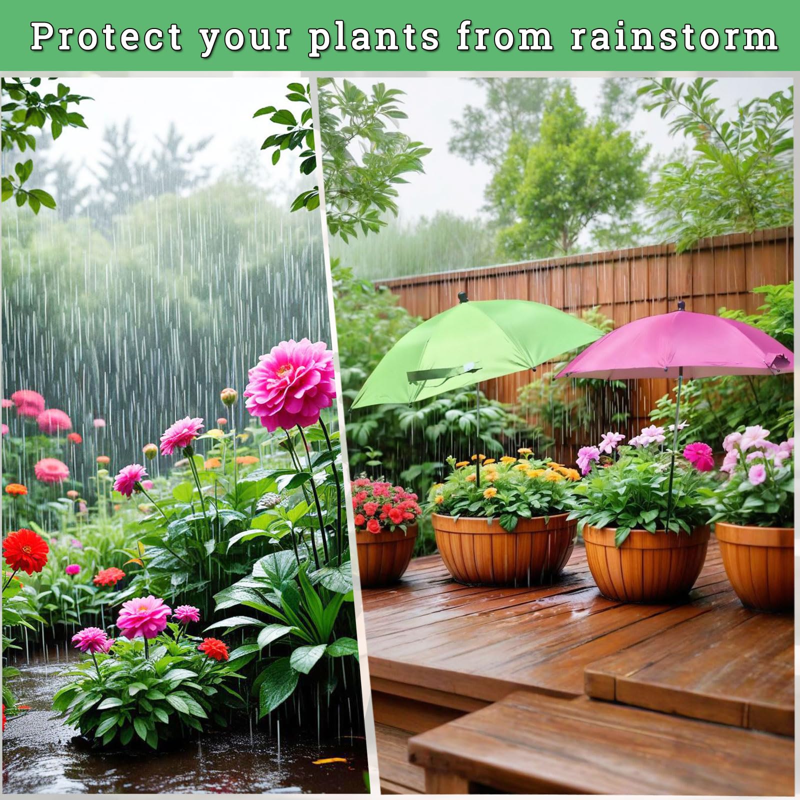 LHongL durable outdoor umbrella for long-lasting plant protection.