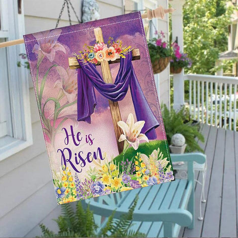 LHSION Patio flag adds festive touch to porches and fences.