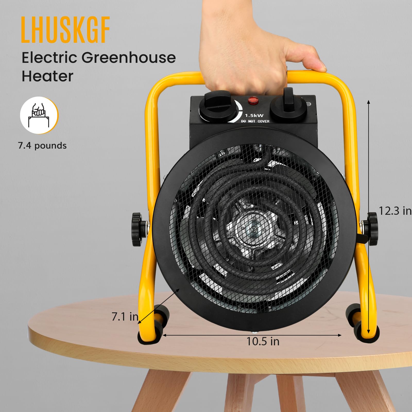 LHUKSGF greenhouse heater overheat protection keeps equipment safe and efficient.