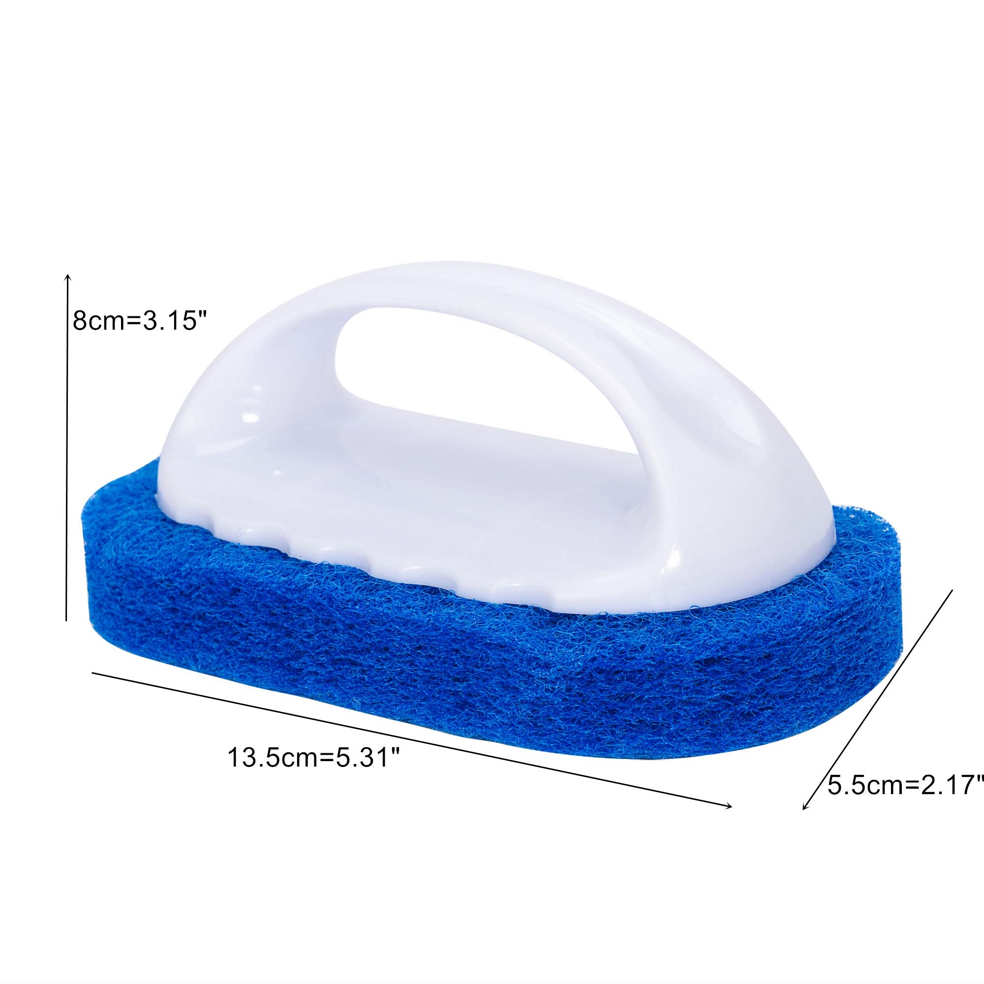 LiKing Spa curved brush cleans interior walls for a spotless spa.