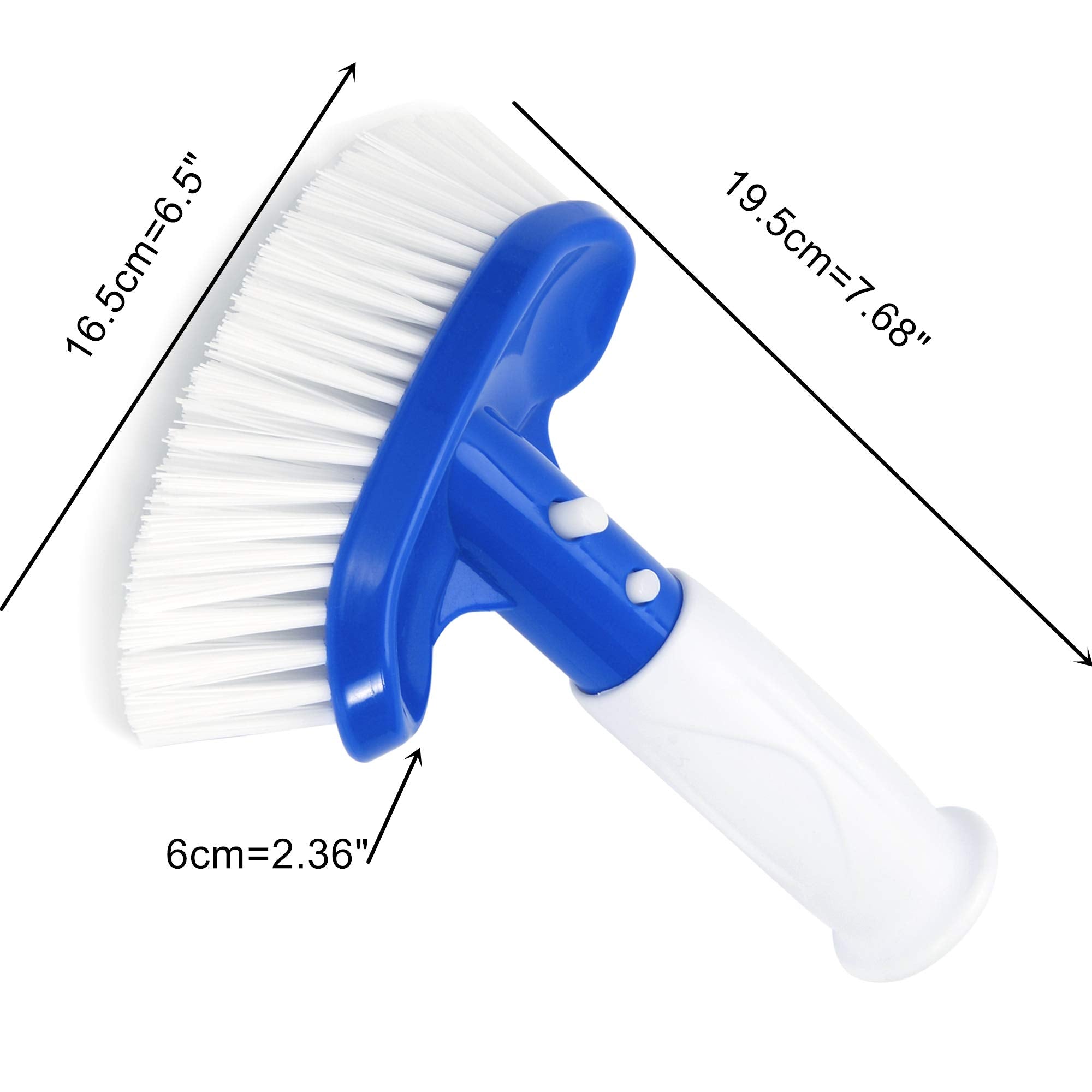 LiKing Spa scrubber pad targets edges to remove grime safely.