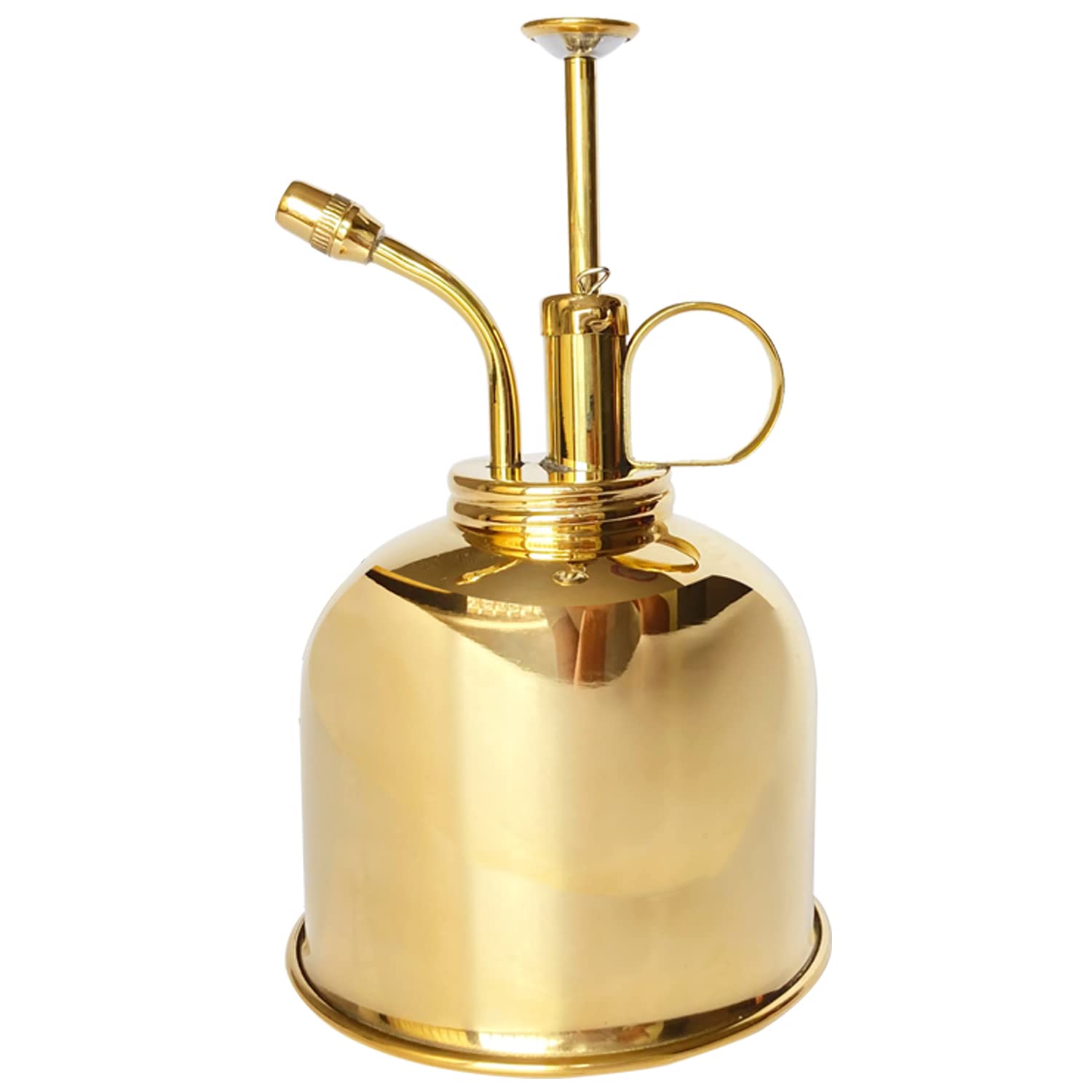 Lianshi brass golden spray bottle 300ml for precise indoor misting.