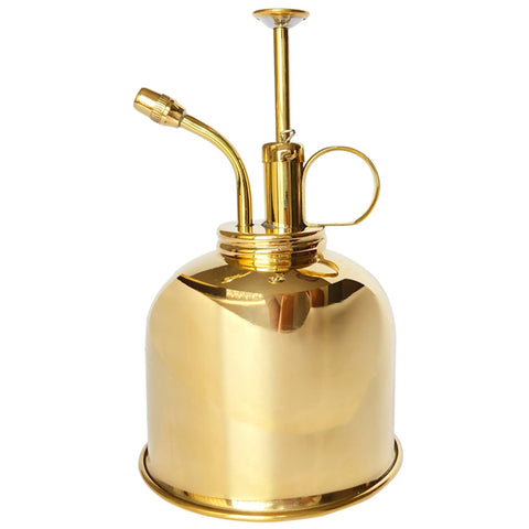 Lianshi brass golden spray bottle 300ml for precise indoor misting.