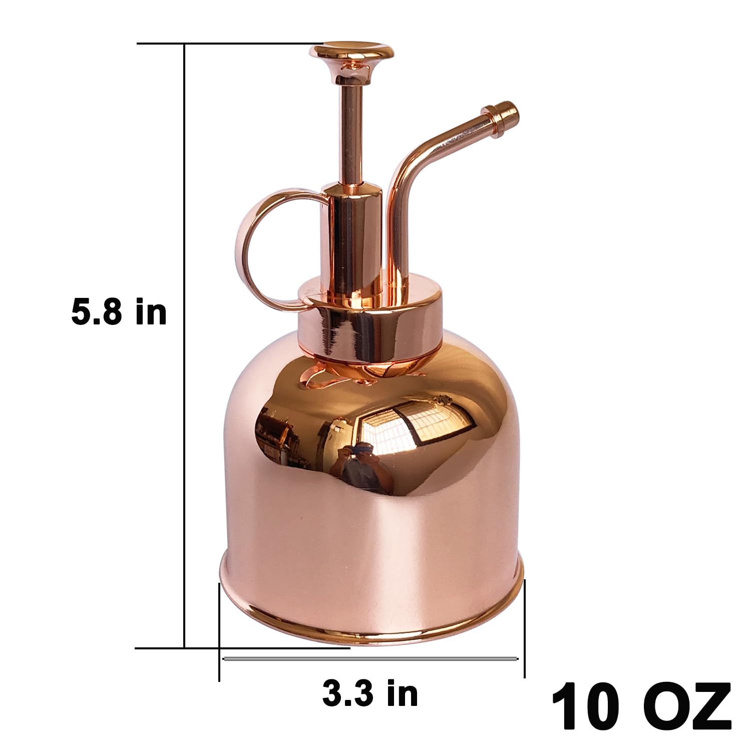 Lianshi spray nozzle in zinc alloy offers durable, smooth atomization for leaves.