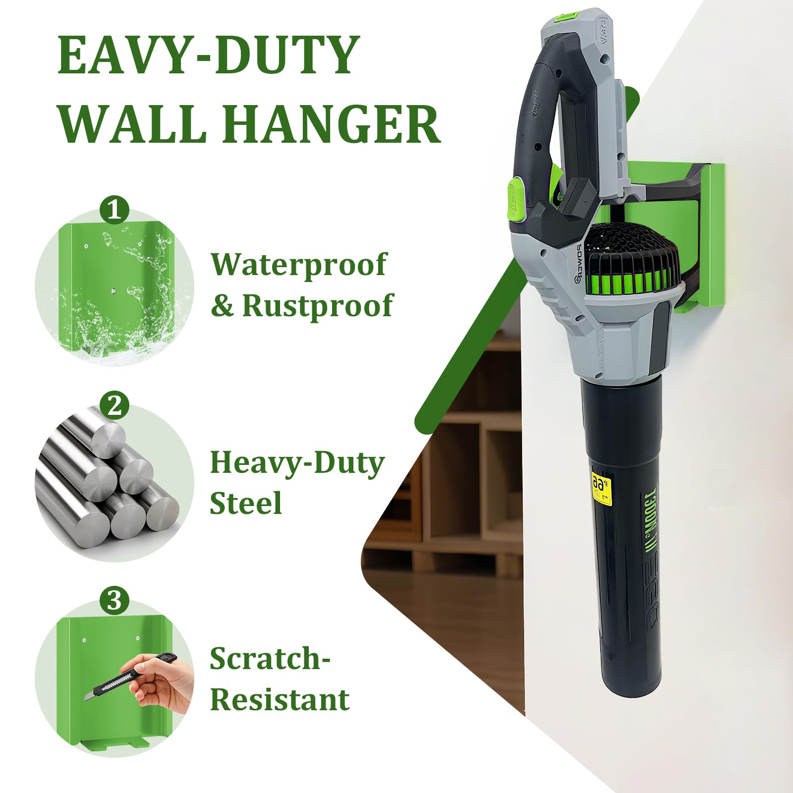 Liantaul rust-resistant design protects the blower in workshop environments.