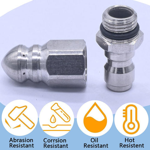 Liaogo sewer jetter nozzle clearing drain pipes and fixtures
