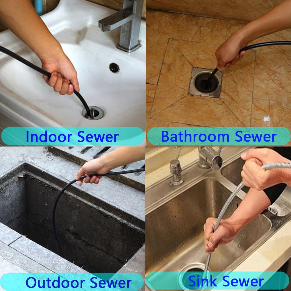 Liaogo sewer jetter nozzle compatible with a range of pressure washers