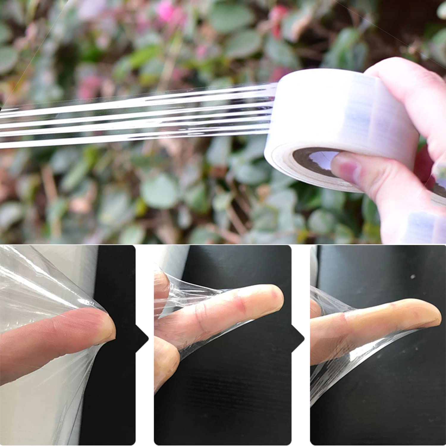 Liaogo sunlit grafting tape permitting light while sealing moisture