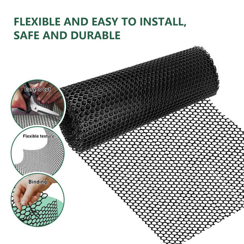 LIAQICHA 60 twist ties included for quick fencing setup
