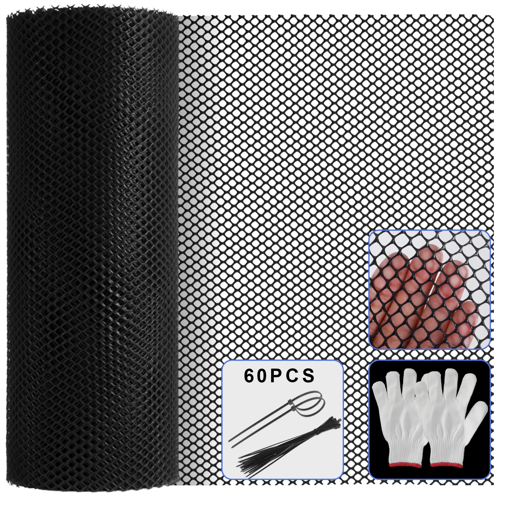LIAQICHA chicken wire mesh 15.7in x 39.3ft for versatile poultry and garden use