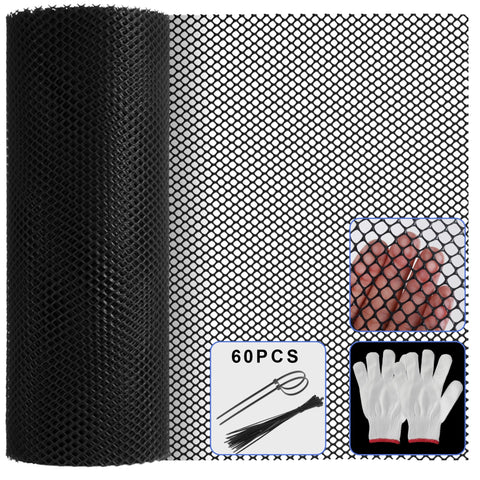 LIAQICHA chicken wire mesh 15.7in x 39.3ft for versatile poultry and garden use