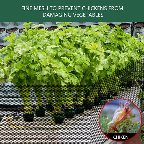 LIAQICHA twist ties simplify quick sizing and securing mesh.