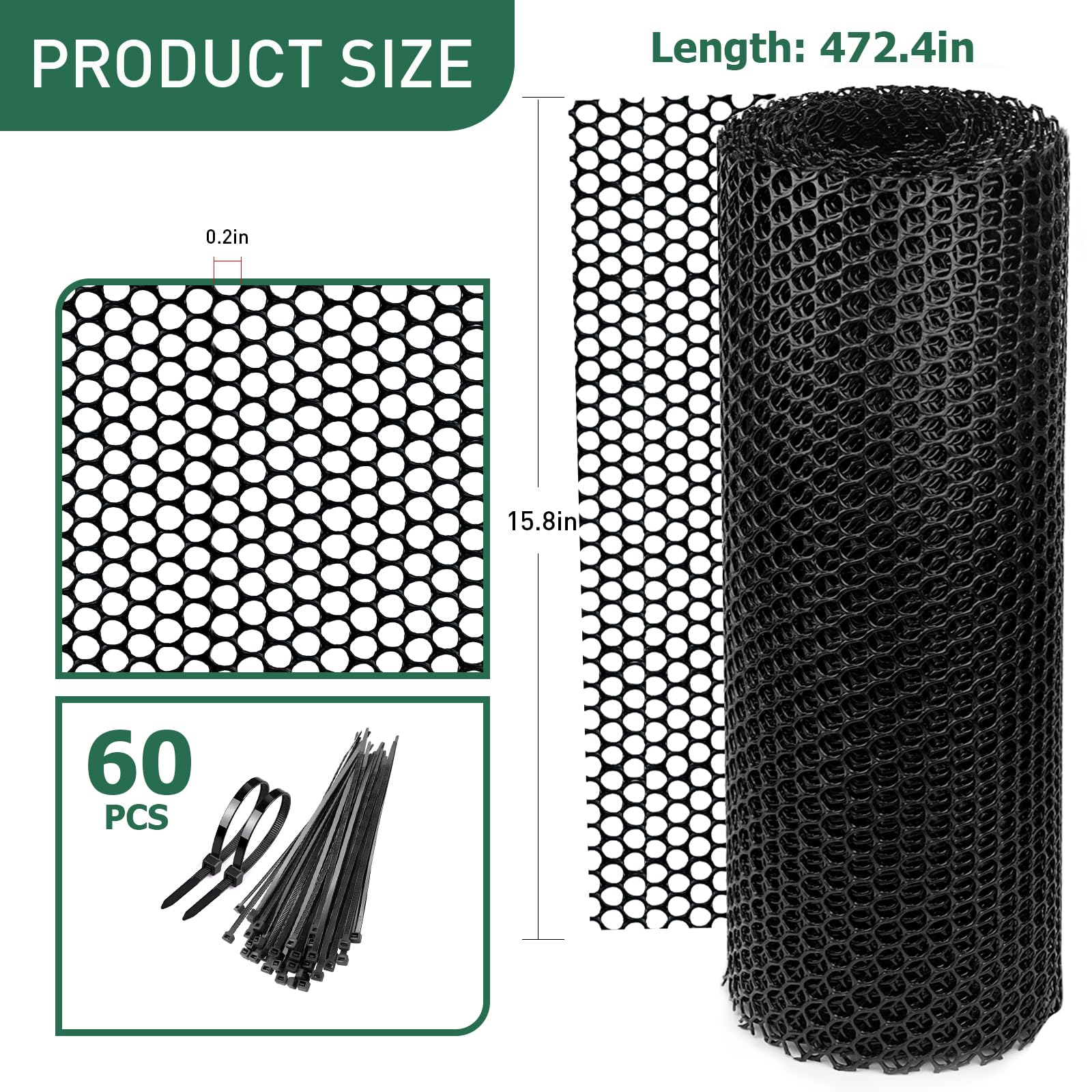 LIAQICHA garden fencing supports DIY projects and trellises
