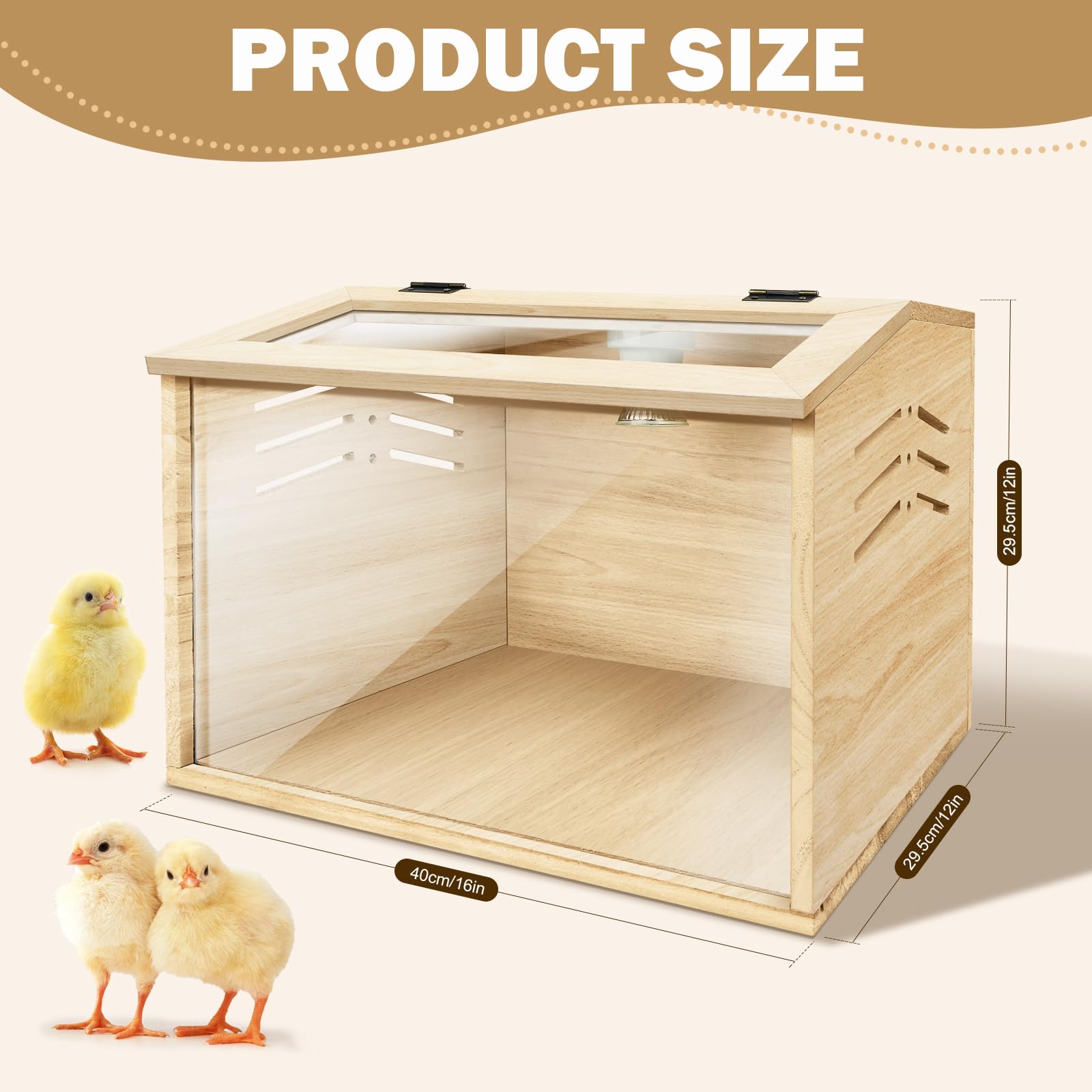 LIAQICHA pet pee pads inside keep the brooder clean