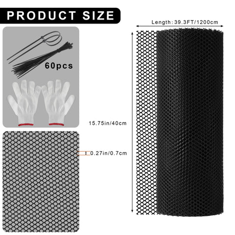 LIAQICHA poultry netting provides airflow and visibility for pets and plants