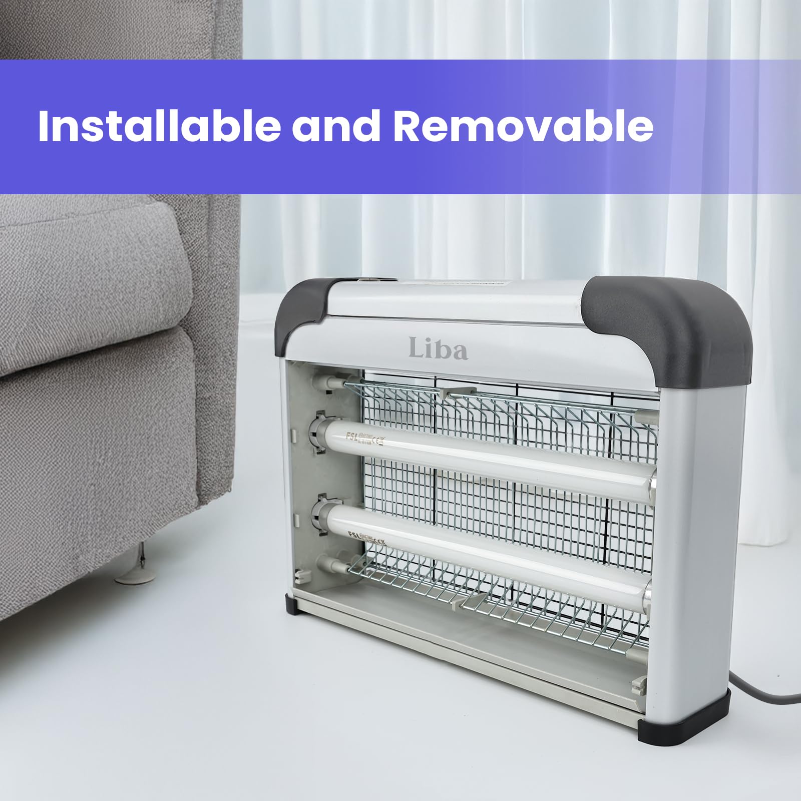 LiBa energy-efficient UV light lowers energy use while protecting your space