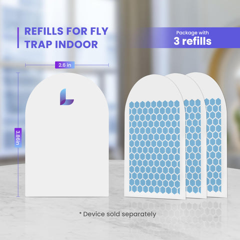 LiBa indoor fly trap setup showing easy installation for pest control.