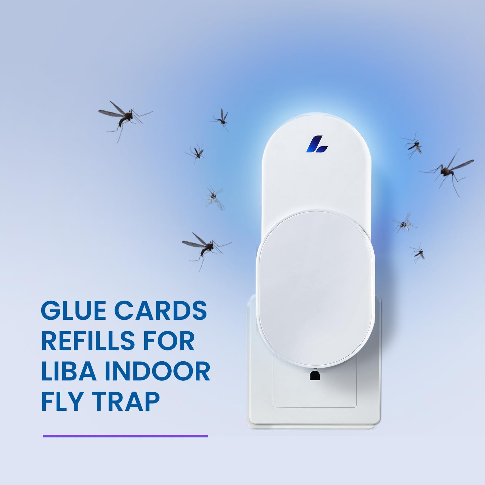 LiBa long-lasting adhesive keeps insects trapped for weeks.