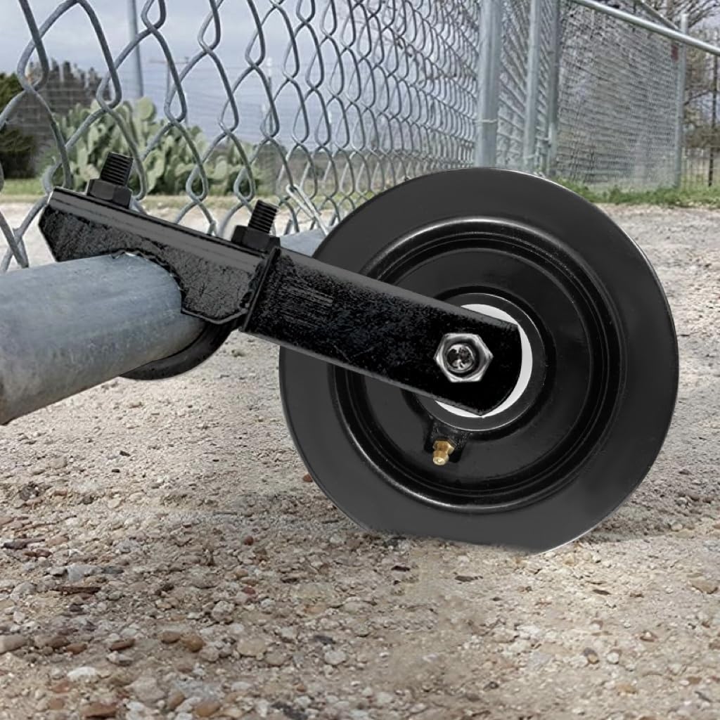 LIBEROLL farm gate wheel 6x2 solid rubber for rugged outdoor use