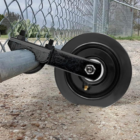 LIBEROLL farm gate wheel 6x2 solid rubber for rugged outdoor use