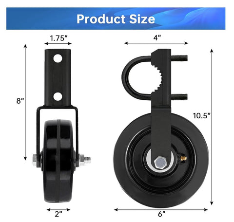 LIBEROLL gate wheel on plate mount supports heavy gates