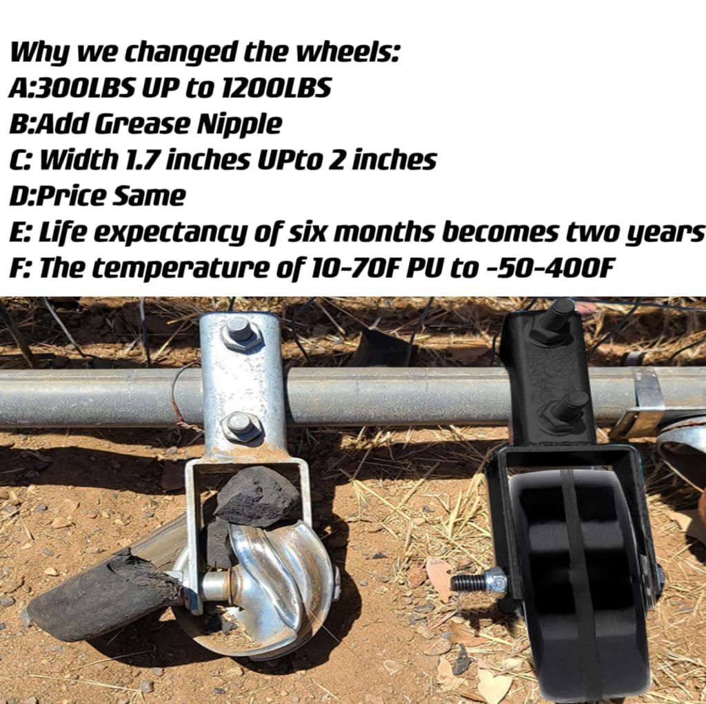 Adjustable U-bolts fit gate frames from 1-3/8 to 2-1/8 inches