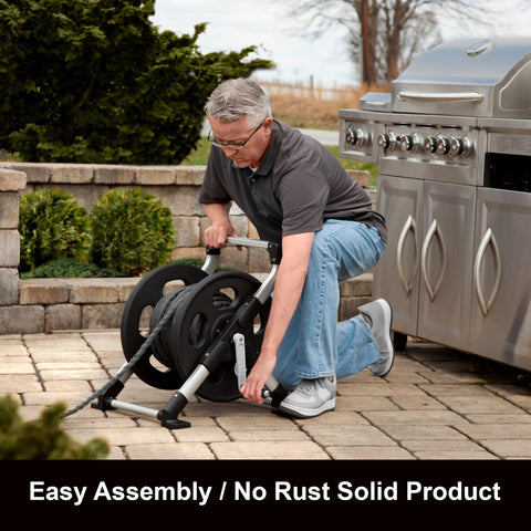 Leader hose attachment ready for quick setup and use