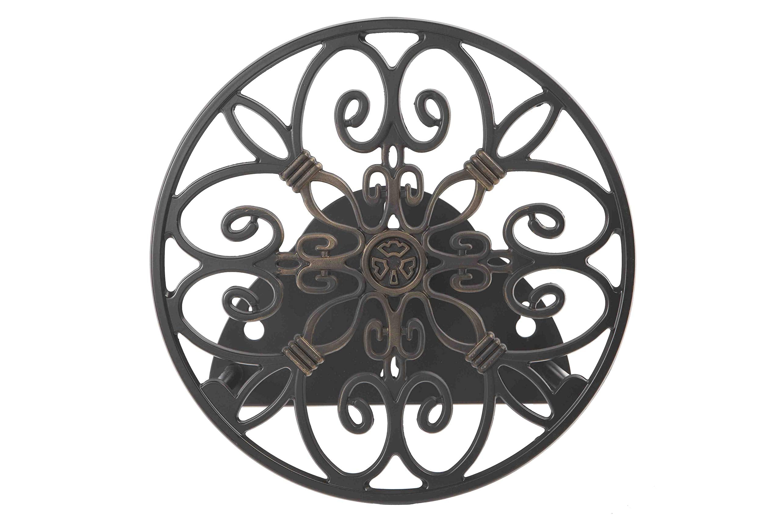Liberty Garden 670 wall-mounted hose butler with rust-resistant aluminum for neat storage