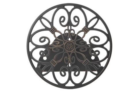 Liberty Garden 670 wall-mounted hose butler with rust-resistant aluminum for neat storage