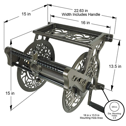 Liberty Garden 707 five-foot leader hose aids quick connections