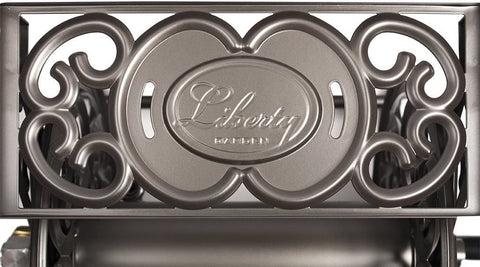 Liberty Garden 708 easy rewind mechanism aids smooth winding.