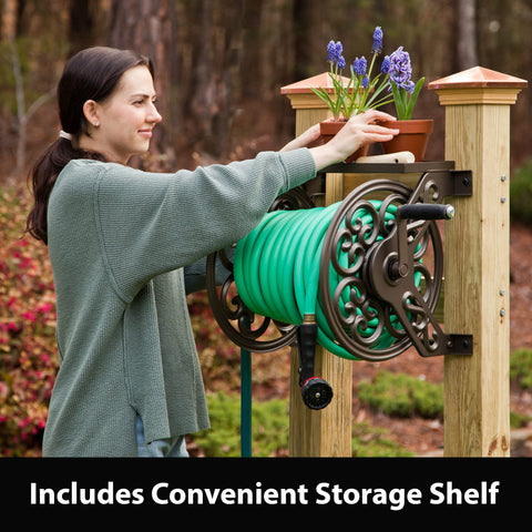Liberty Garden 708 features 5-foot leader hose for quick connections.