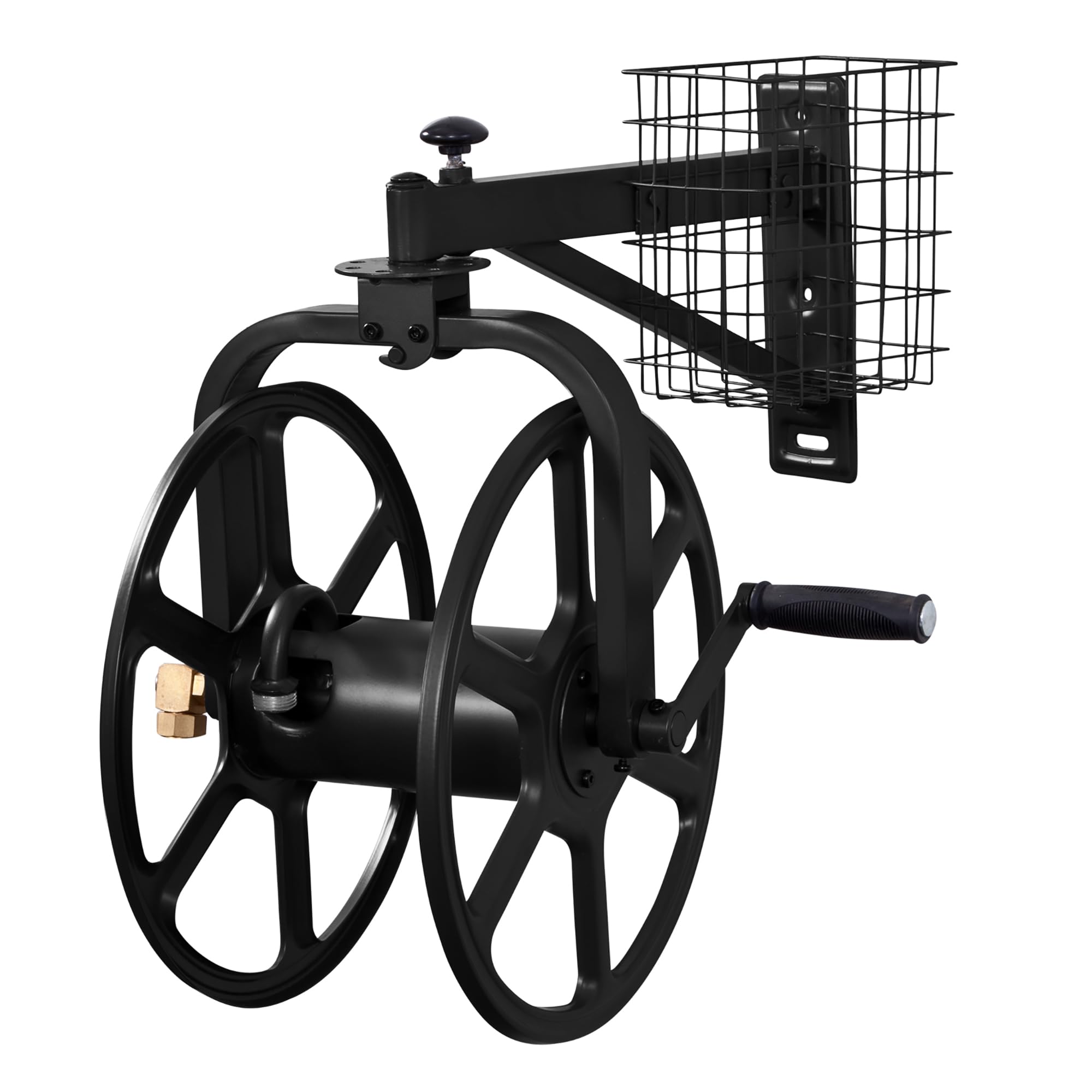 Liberty Garden 712-B front view with rotating reel for easy reach