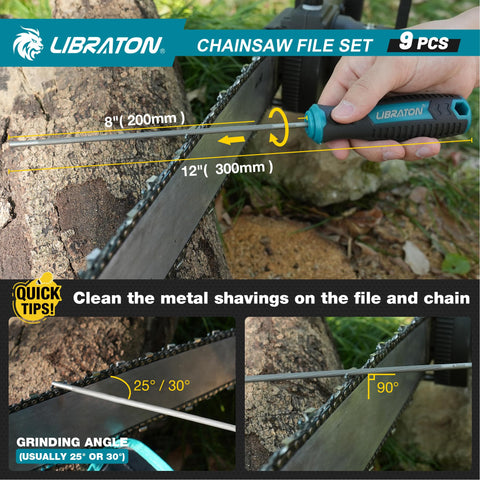 LIBRATON flat file 6 inch for quick reshaping of bar rails.