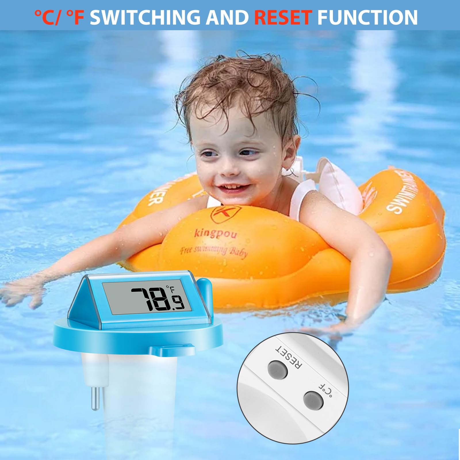 High-precision sensor delivers quick water temperature in seconds