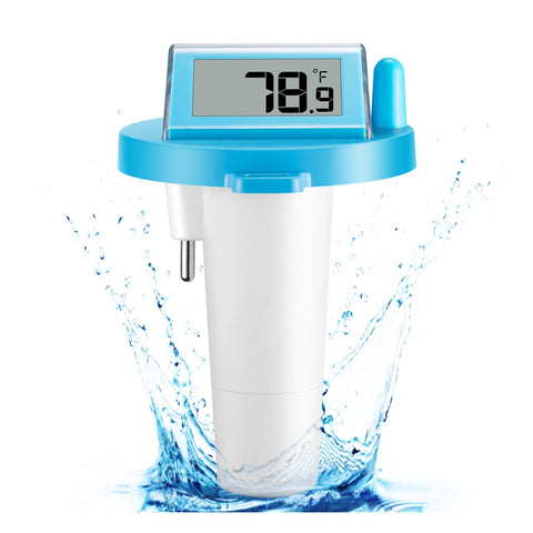 LICHI solar pool thermometer with floating display for easy water readings