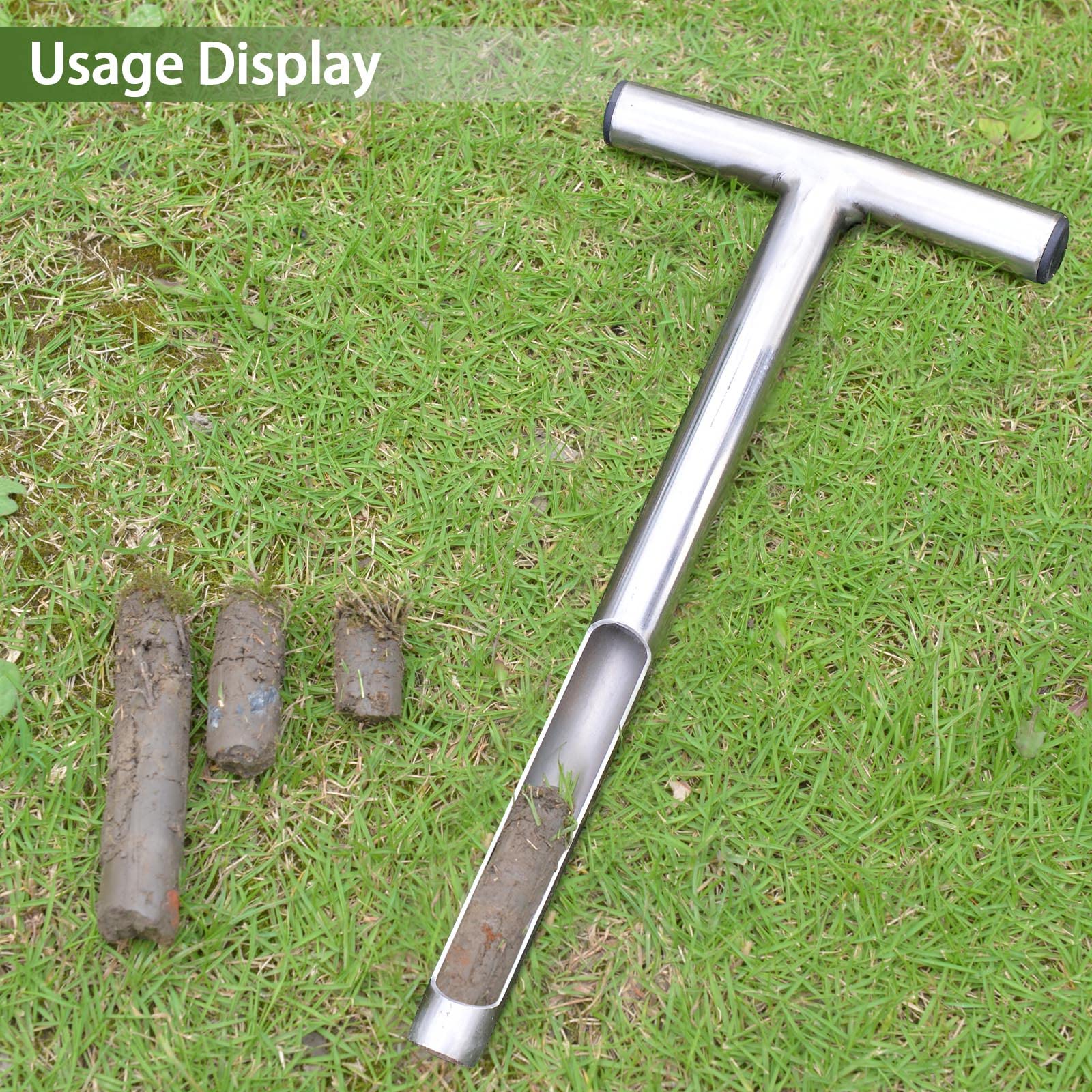 Lichtund probe with protective plugs keeps hands safe during sampling.