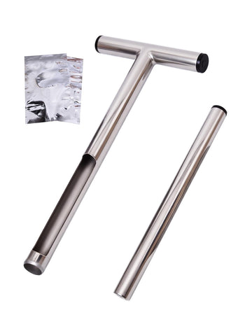Lichtund soil probe 12in handle for precise, quick garden sampling