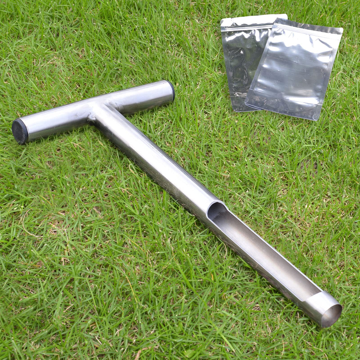 Lichtund soil probe 12 inch core sampler for precise lawn testing.