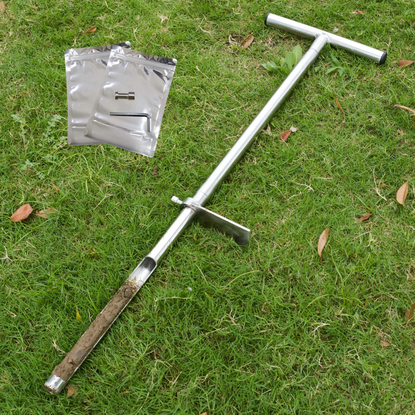 Lichtund soil probe 35 inch for accurate lawn soil sampling.